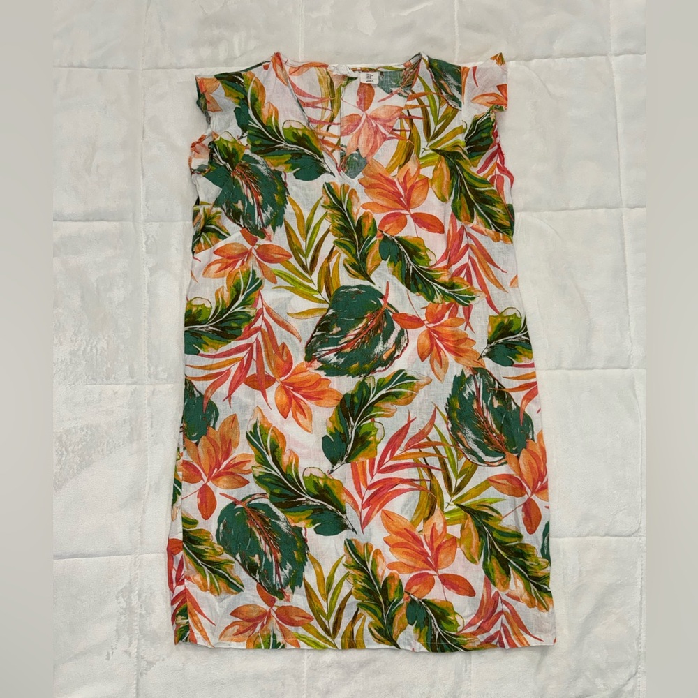 Floral Linen Dress